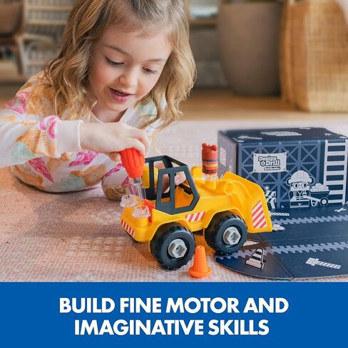 Educational Insights Design & Drill Bolt Buddies Bulldozer Take Apart Toy, Preschool STEM Toy, Gift for Kids Ages 3+ in Saudi Arabia