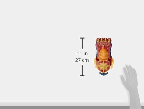 NERF Power Moves Marvel Avengers Captain Marvel Photon Blast Gauntlet NERF Dart-Launching Toy for Kids Roleplay, Toys for Kids Ages 5 and Up in Saudi Arabia