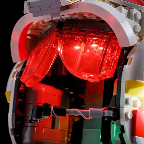 إضاءة LED من أجل LEGO 75327 Star Wars Luke SkyWalker Red Five Helmet نموذج مكعبات بناء خوذه - غير متضمن مجموعة الطراز in Kuwait