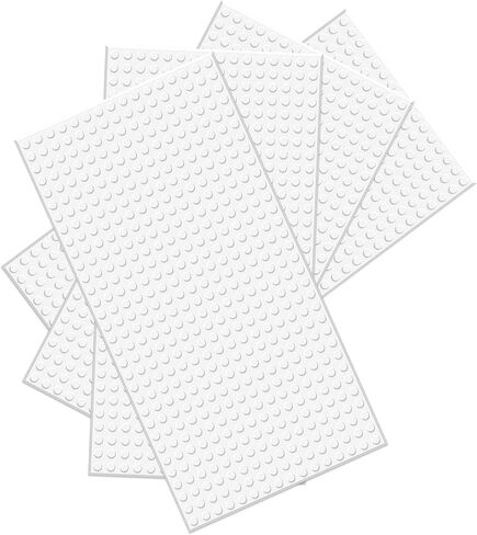 BOROLA Classic Baseplates Building Brick -10 "x 5" ，Compatible with Most Major Brand Building Bricks, Used for Substrates for Building Towers, Desktop Bases(2-Pack, Green) in Saudi Arabia