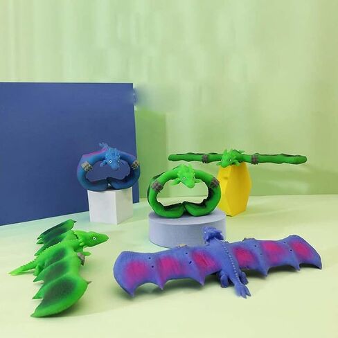 RAYCHY 3PCS Dinosaur Slap Bracelets for Kids Party Favors, Dinosaur Theme Goodie Bag Stuffers for Boys&Girls Birthday Party Gifts for Kids Carnival Prizes (Blue)… in Kuwait