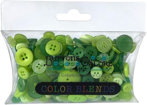 Buttons Galore CB101 Color Blend Buttons, 3-Ounce, Key Lime, 3 Shades of Green in Saudi Arabia