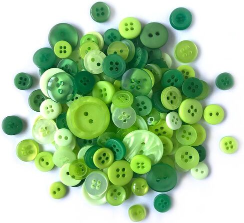 Buttons Galore CB101 Color Blend Buttons, 3-Ounce, Key Lime, 3 Shades of Green in Saudi Arabia