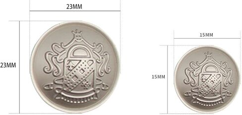 {F&G} أزرار معدنية عتيقة عالية الجودة من سبائك الزنك للجينز والمعطف والبلازر والبدلات والجاكيت وما إلى ذلك. أزياء غريبة كاستمز (رذاذ فضي) in Kuwait