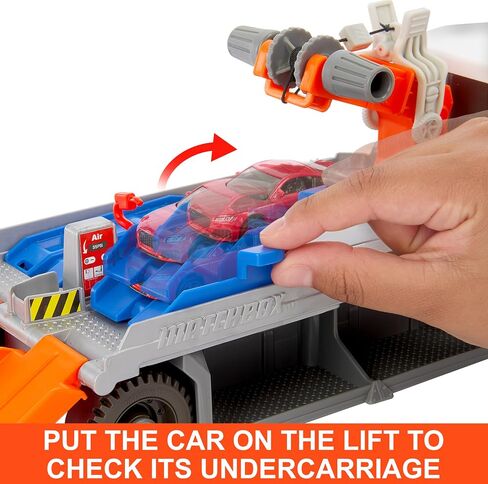 Matchbox Toy Car & Playset, Action Drivers Tow & Repair Truck with 1:64 Scale Toy Audi TT RS Coupe, Working Crane & Diagnostic Machine in Saudi Arabia