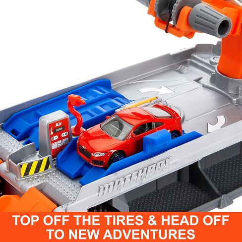 Matchbox Toy Car & Playset, Action Drivers Tow & Repair Truck with 1:64 Scale Toy Audi TT RS Coupe, Working Crane & Diagnostic Machine in Saudi Arabia
