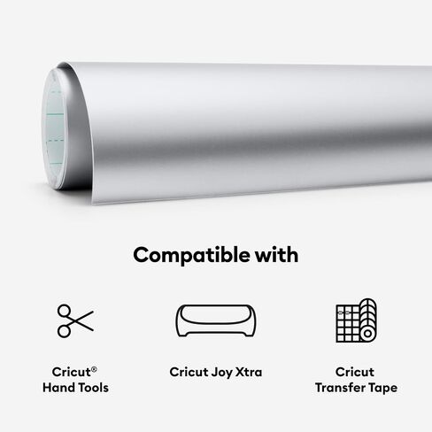 Cricut Joy Xtra Matte Metallic Smart Permanent Vinyl (9.5in x 3ft), Recommended for Indoor/Outdoor DIY Crafts, Decor Projects, Decals & More, Dishwasher Friendly, Gold in Saudi Arabia