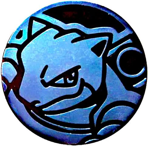 Official POKEMON Coin - Blastoise - Holo FOIL Shiny - Trading Card Game Flipping Coin in Saudi Arabia