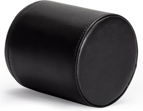 Yellow Mountain Imports Premium Padded Leatherette Dice Cup with 5 (14mm) 6-Sided Dice Set in Saudi Arabia