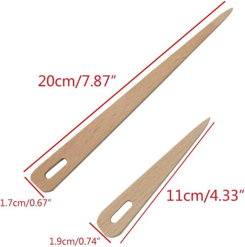 5 قطع الخشب نسج الكروشيه إبرة الخشب النول عصا نسج صنع أدوات الحرف DIY in Kuwait