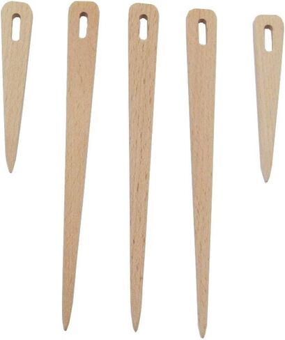 5 قطع الخشب نسج الكروشيه إبرة الخشب النول عصا نسج صنع أدوات الحرف DIY in Kuwait