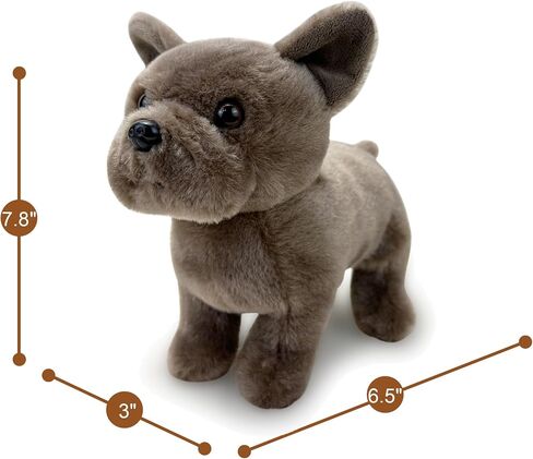 JUSTQUNSEEN 3 قطع من الحيوانات المحشوة للكلاب مقاس 9.8 بوصة مجموعة حيوانات قطيفة من القطيفة الفرنسية من Kawaii Plushies للكلاب المحشوة الناعمة المحبوبة لحفلات أعياد ميلاد الأطفال، أفضل هدية للأطفال لإلهام الإبداع in Kuwait