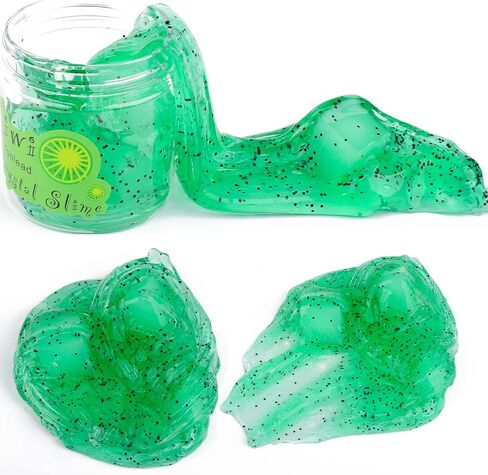 3 Pack Clear Slime Kit 3 Pieces Soft Crystal Clear Putty Set for Kids Party Favors Stress Relief Holiday Christmas Toys for Girls Boys in Kuwait