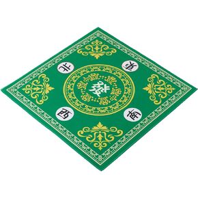 Mahjong Mat Game Table Mat Suitable for Mahjong Tile Game Poker Game Domino Game Game Mat is Made of Rubber Material (Pink, 31.5 inches)