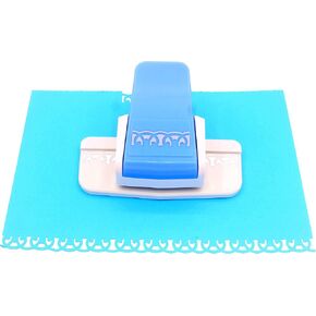 Kucaa Handmade Scrapbooking Edge Puncher Fancy Border Punch S Heart Dolphin Design DIY Paper Cutter (Heart) in Kuwait