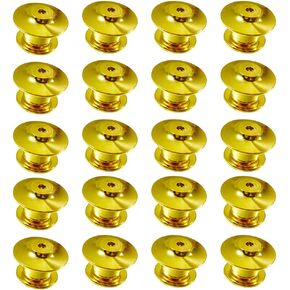 20 قطعة من حافظات دبابيس الاغلاق، اقفال دبابيس معدنية، مشابك قفل معدنية للمجوهرات، بروش، شارات الاسم والحرف اليدوية، 20 قطعة in Kuwait