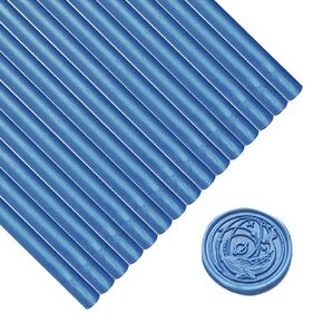 Wax Seal Sticks, Afobby 15 Pieces Glue Gun Sealing Wax Sticks for Wax Seal Stamp, Pearl White Wax Sealing Sticks for Wedding Invitations, Cards, Envelopes