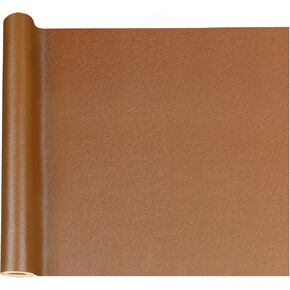 MILEQEE رقعة إصلاح جلدية كبيرة جدًا، 54 بوصة × 19.7 بوصة، شريط إصلاح جلدي ذاتي اللصق، طقم إصلاح النسيج للأثاث، والأرائك والأرائك الفينيل، ومقاعد سائق قارب السيارة، وكراسي المكتب، بني داكن in Kuwait