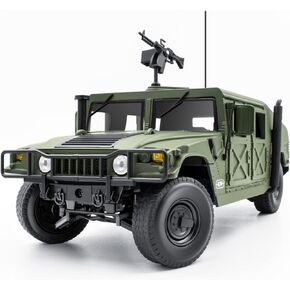 Supdex Die Cast Model Cars, 1/18 Scale Diecast Cars Metal Military Vehicles Toys, Army Toys Kids Car Friction Powered Armored Vehicle Model, Decorative Toy for Military Enthusiasts