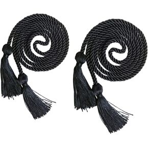 2 Pieces Graduation Tassel Honor Cord Polyester Yarn Tassel Honor Cord for Graduation Students (Gold)