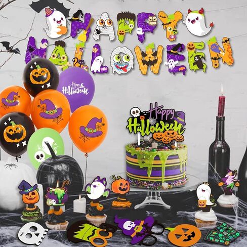 مجموعة لوازم تزيين حفلات عيد الشكر من ENVEN 108 قطعة، لافتة عيد الشكر السعيدة، ملصقات دوامات معلقة، مجموعات ديكورات الحفلات للأطفال، مجموعة حفلات عيد الشكر (متعددة) in Kuwait