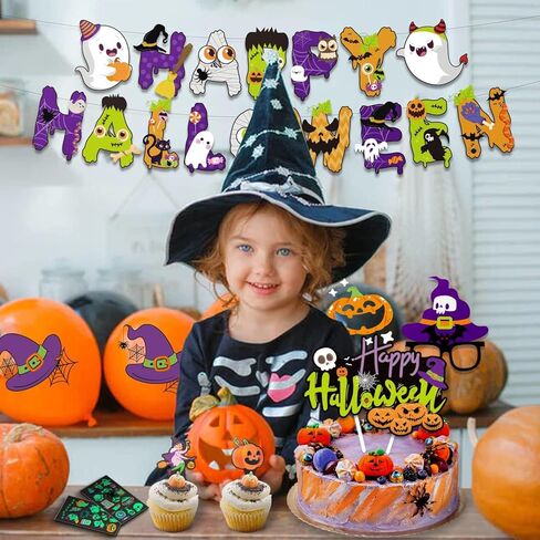 مجموعة لوازم تزيين حفلات عيد الشكر من ENVEN 108 قطعة، لافتة عيد الشكر السعيدة، ملصقات دوامات معلقة، مجموعات ديكورات الحفلات للأطفال، مجموعة حفلات عيد الشكر (متعددة) in Kuwait