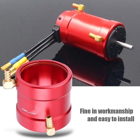 RC Boat Water Cooling Tubing,RC Model Boat Accessory Metal Parts 36mm-40mm Motor Water Cooling Jacket,Specially Designed for RC Motors with 36mm Diameter in Saudi Arabia