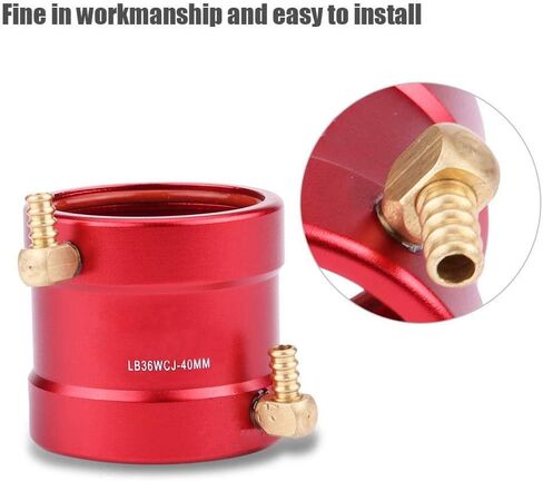 RC Boat Water Cooling Tubing,RC Model Boat Accessory Metal Parts 36mm-40mm Motor Water Cooling Jacket,Specially Designed for RC Motors with 36mm Diameter in Saudi Arabia