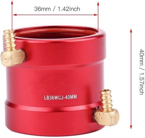RC Boat Water Cooling Tubing,RC Model Boat Accessory Metal Parts 36mm-40mm Motor Water Cooling Jacket,Specially Designed for RC Motors with 36mm Diameter in Saudi Arabia