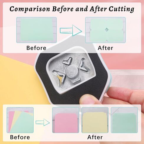 قطعتان من خرامة الزوايا المستديرة، 3 في 1 (R4mm+R7mm+R10mm) خرامة ورق للحرف الورقية، 3 طرق لخرامة الزوايا ذات الشكل الجمالي للمشروعات التي تصنعها بنفسك، والصفائح، وقاطع الصور، ومستلزمات صناعة البطاقات وسجلات القصاصات in Kuwait