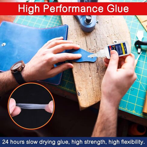 Leather Glue, Special Fabric Glue Permanent Clear Washable for Bonding Between Leather and Leather, Leather and Substrates of Different Materials (Leather glue-008, Leather Repair, Leather Glue-008) in Kuwait