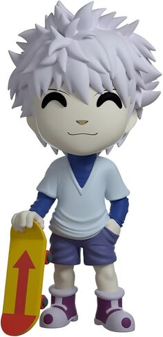 شخصية Youtooz Killua من الفينيل، إصدار محدود 4.5 بوصة، شخصية Killua Zoldyc بتفاصيل عالية من سلسلة الرسوم المتحركة Hunter x Hunter - مجموعة Youtooz Hunter x Hunter in Kuwait