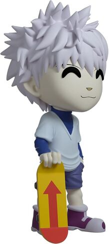 شخصية Youtooz Killua من الفينيل، إصدار محدود 4.5 بوصة، شخصية Killua Zoldyc بتفاصيل عالية من سلسلة الرسوم المتحركة Hunter x Hunter - مجموعة Youtooz Hunter x Hunter in Kuwait