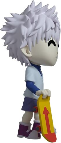 شخصية Youtooz Killua من الفينيل، إصدار محدود 4.5 بوصة، شخصية Killua Zoldyc بتفاصيل عالية من سلسلة الرسوم المتحركة Hunter x Hunter - مجموعة Youtooz Hunter x Hunter in Kuwait