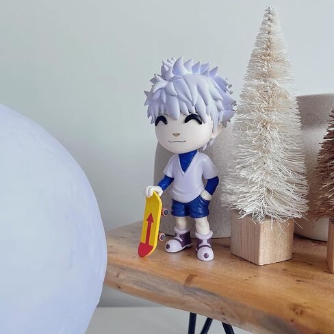 شخصية Youtooz Killua من الفينيل، إصدار محدود 4.5 بوصة، شخصية Killua Zoldyc بتفاصيل عالية من سلسلة الرسوم المتحركة Hunter x Hunter - مجموعة Youtooz Hunter x Hunter in Kuwait