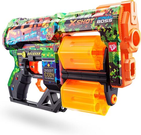 Skins Dread - Boom (24 Darts) by ZURU, X-Shot, Easy Reload, Air Pocket Dart Technology, Toy Foam Dart Blaster for Kids, Teens, Adults, Frustration Free Packaging in Kuwait