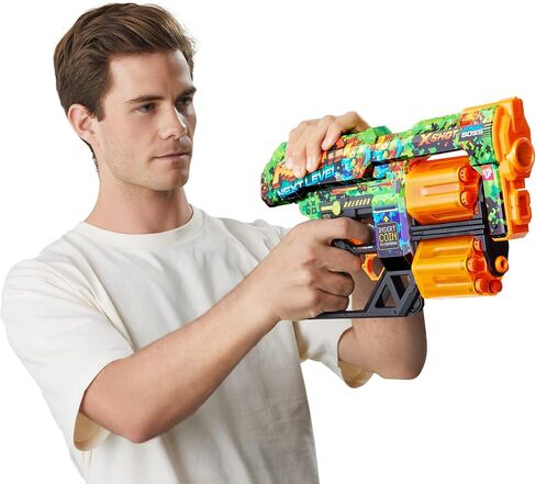 Skins Dread - Boom (24 Darts) by ZURU, X-Shot, Easy Reload, Air Pocket Dart Technology, Toy Foam Dart Blaster for Kids, Teens, Adults, Frustration Free Packaging in Kuwait