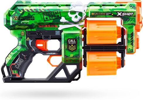 مسدس رمي السهام الإسفنجي من XShot Skins - مموه، 24 سهمًا من ZURU in Saudi Arabia