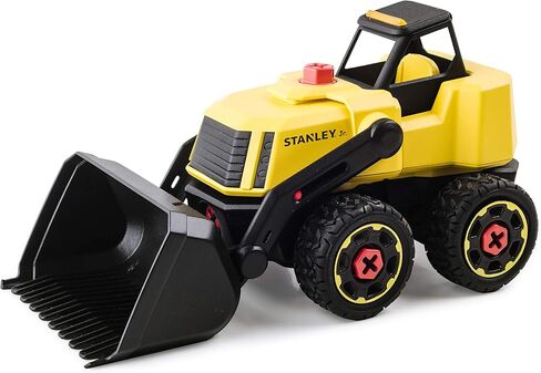 Stanley Jr Take Apart Front Loader Kit for Kids TT002-SY: Children’s 25 Piece Yellow STEM Construction Toy with Figure, Screwdriver, Bolts for Ages 3+ in Saudi Arabia