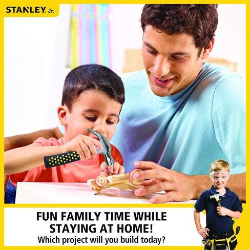 Stanley Jr Take Apart Front Loader Kit for Kids TT002-SY: Children’s 25 Piece Yellow STEM Construction Toy with Figure, Screwdriver, Bolts for Ages 3+ in Saudi Arabia