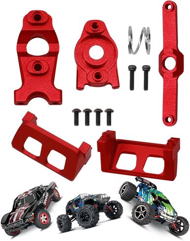 RC Upgrades Part for 1/16 E-Revo/Mini Slash/Mini Summit,Alloy Servo Saver Steering Bellcrank & Servo Guards Protector,RC Guards Steering Servo Cover Plate,Green in Kuwait