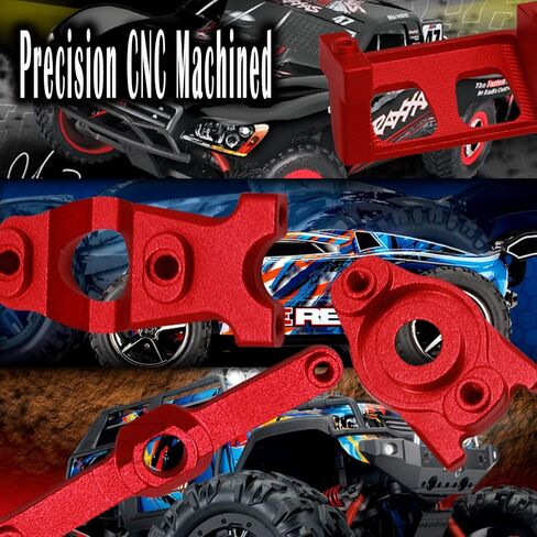 RC Upgrades Part for 1/16 E-Revo/Mini Slash/Mini Summit,Alloy Servo Saver Steering Bellcrank & Servo Guards Protector,RC Guards Steering Servo Cover Plate,Green in Kuwait