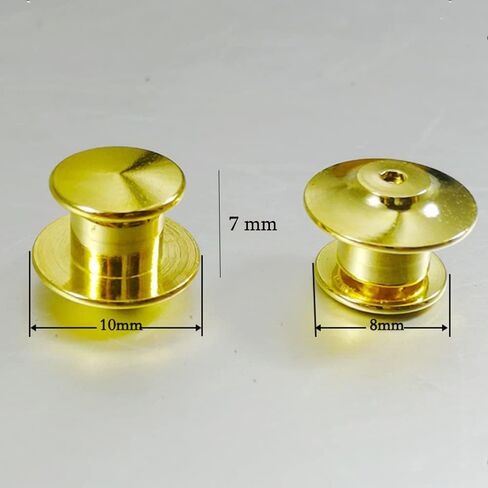 20 قطعة من حافظات دبابيس الاغلاق، اقفال دبابيس معدنية، مشابك قفل معدنية للمجوهرات، بروش، شارات الاسم والحرف اليدوية، 20 قطعة in Kuwait