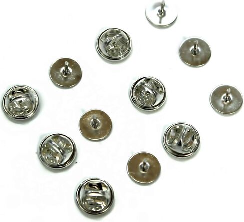 ALL in ONE Butterfly Clutch Tie Tacks Pin Backs with Blank Pins for DIY Craft (Antique Bronze 100 Pairs) in Kuwait