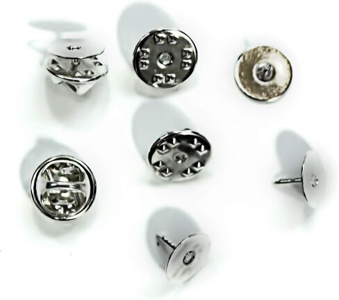 ALL in ONE Butterfly Clutch Tie Tacks Pin Backs with Blank Pins for DIY Craft (Antique Bronze 100 Pairs) in Kuwait