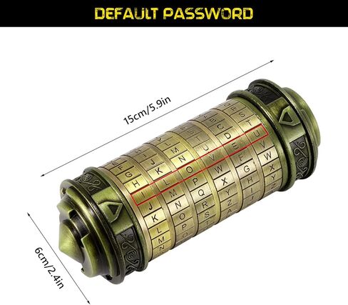 قفل لغز رمز دافنشي، صندوق أحجية مع حلقتين/بطاقة هدية، قفل مركب مع مقصورات مخفية، هدايا عيد ميلاد في عيد الحب له هدايا لها in Kuwait