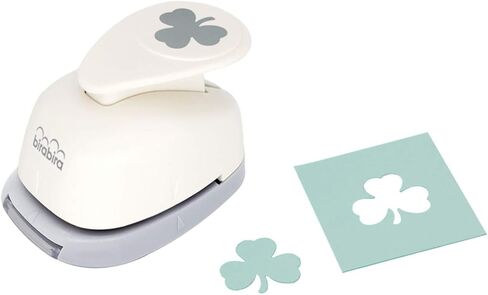 Bira Craft 1 inch Shamrock 1 Lever Action Craft Punch, St. Patrick’s Day Punch, for Paper Crafting Scrapbooking in Saudi Arabia