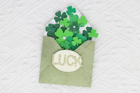 Bira Craft 1 inch Shamrock 1 Lever Action Craft Punch, St. Patrick’s Day Punch, for Paper Crafting Scrapbooking in Saudi Arabia