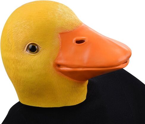 قناع البطة من اللاتكس للهالوين، قناع حيوانات بتصميم مبتكر من المطاط، أقنعة لكامل الرأس in Kuwait