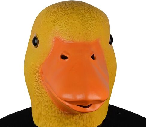 قناع البطة من اللاتكس للهالوين، قناع حيوانات بتصميم مبتكر من المطاط، أقنعة لكامل الرأس in Kuwait